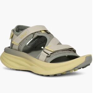 Teva Aventrail Women's Trail-Running Sandals Sz 9 Seagrass/Pale Lime Yellow NEW
